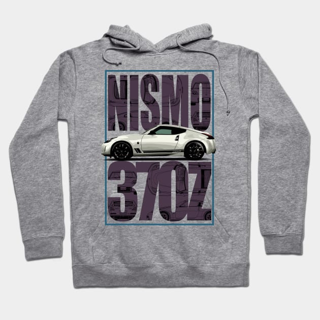 Nismo 370z Hoodie by HappyInk